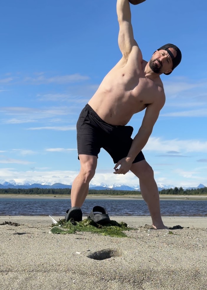 Outdoor mobility work on the beach